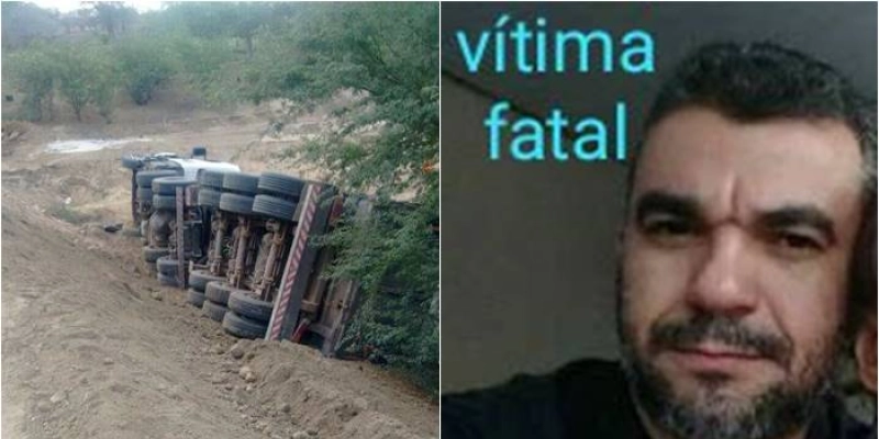 Caminhoneiro morre e três pessoas ficam feridas em capotamento na Paraíba