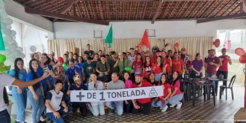 SENAI realiza gincana social em comemoração ao dia do estudante para arrecadação de alimentos