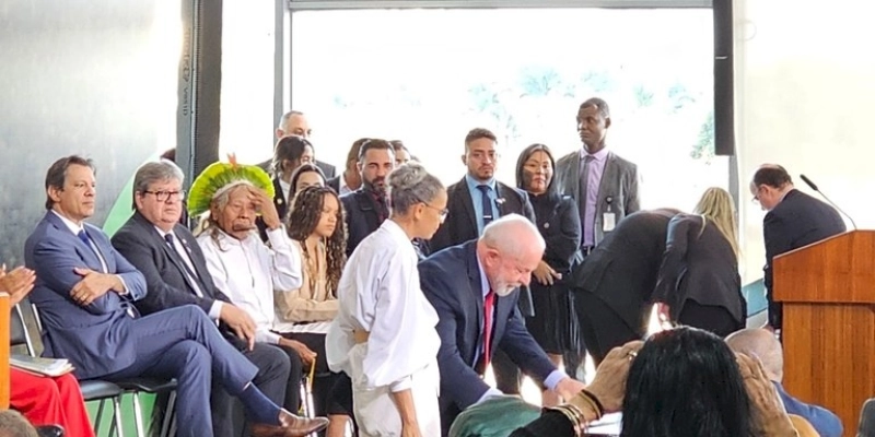 Ao lado de Lula, João Azevêdo celebra criação do Parque Nacional da Serra do Teixeira
