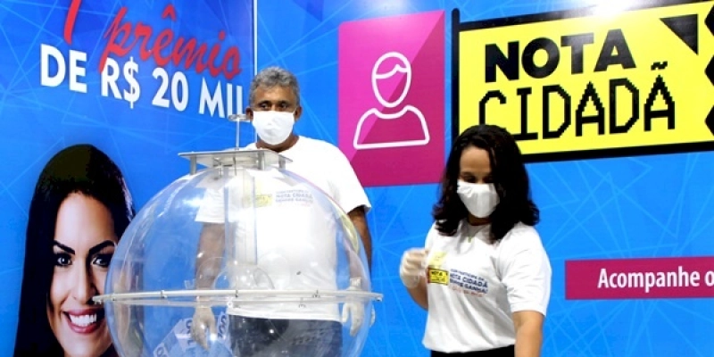 35º Sorteio do Nota Cidadã é adiado para o dia 23 de novembro