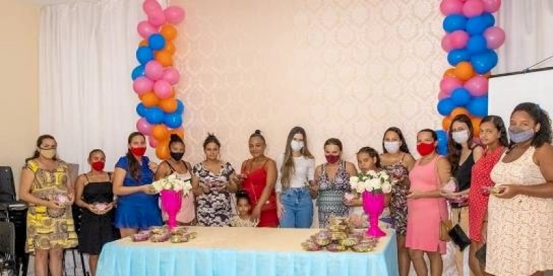Prefeitura de São José da Lagoa Tapada realiza celebração do Dia das Mães, e retomada presencial do Grupo de Gestantes do CRAS