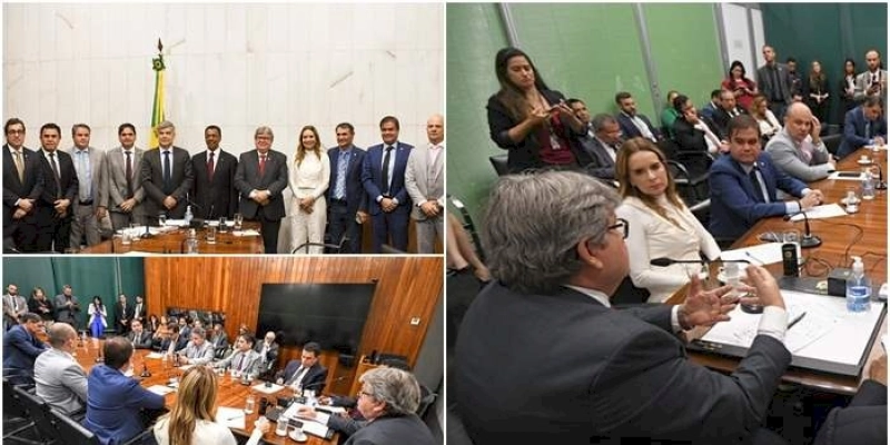 Azevêdo se reúne com bancada federal e discute projetos estruturantes para o estado
