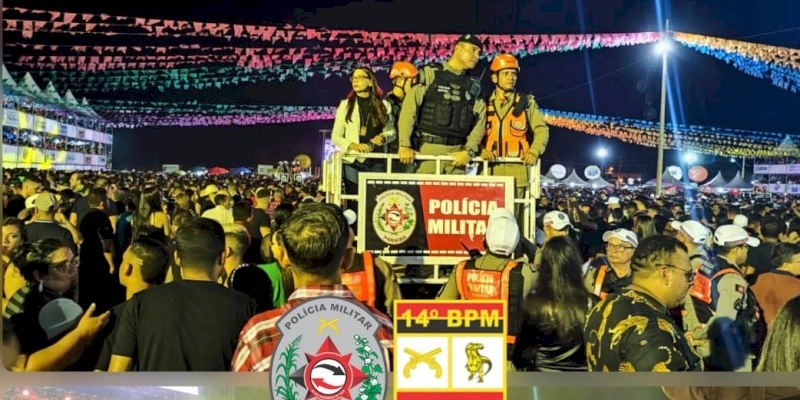 Arraial do Coco é encerrado em Sousa com segurança garantida pela polícia militar; leia 