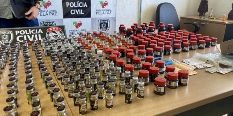 Laboratório clandestino de anabolizantes é fechado, e dois suspeitos são presos na Paraíba 