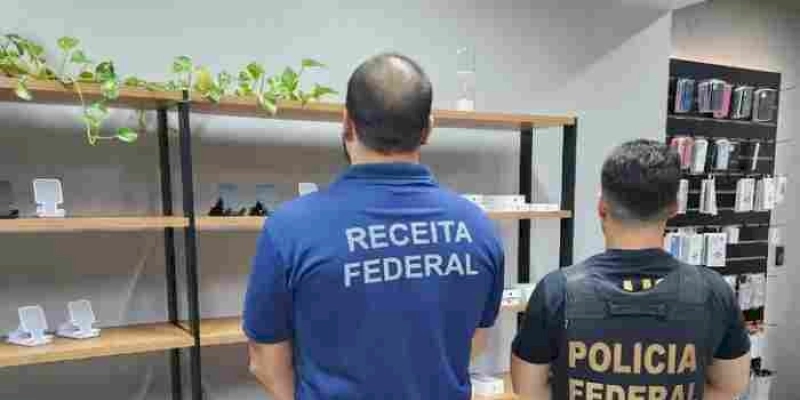 PF e Receita Federal reprimem o comércio ilegal de eletrônicos