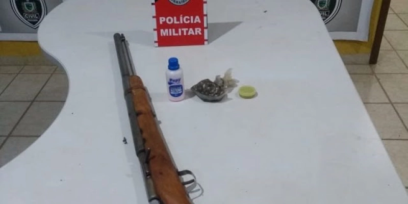 Policiais Militares apreendem arma de fogo, após ligação anônima no Sertão paraibano