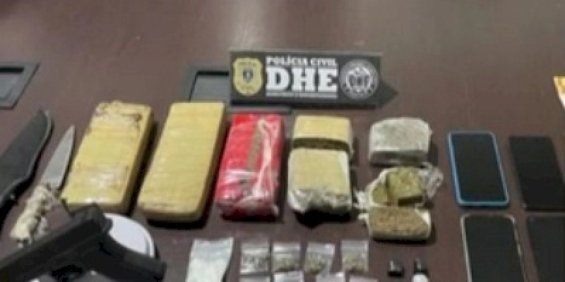 Mais uma ação da DHE combate o tráfico ilícito de entorpecentes no Sertão da Paraíba; um homem foi preso