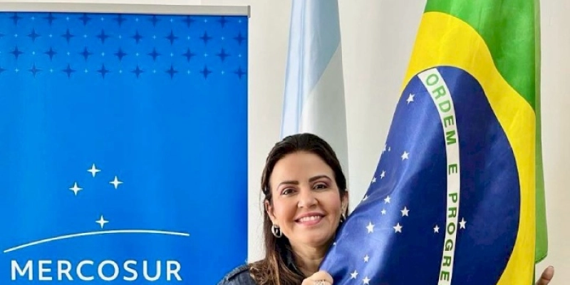 Pollyanna Dutra visita sede do Mercosul e conhece experiências no combate à fome e às desigualdades sociais