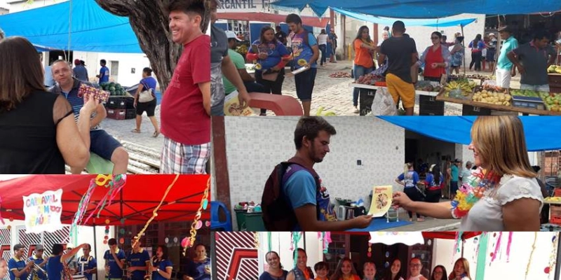 Carnaval da Saúde de Santa Cruz foi realizado em feira livre 