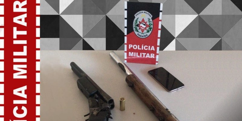 Polícia militar apreende duas escopetas calibre 12 no sertão do estado 