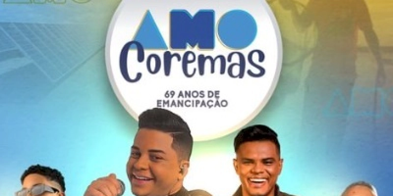 Evento em praça pública irá coroar os 69 anos de emancipação política do município de Coremas 