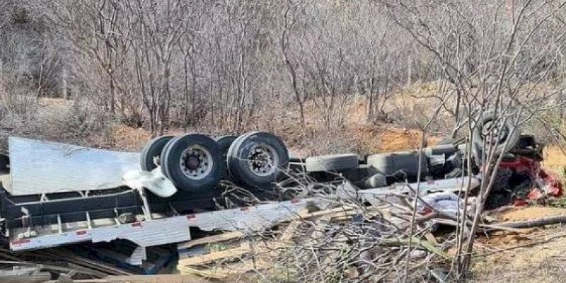 Motorista não resiste e morre, após grave acidente na Serra de Santa Luzia