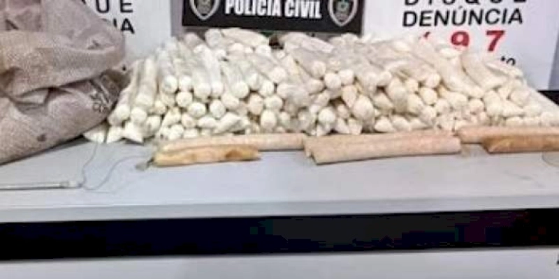 DRF apreende explosivos em mina clandestina; garimpeiro é preso em flagrante