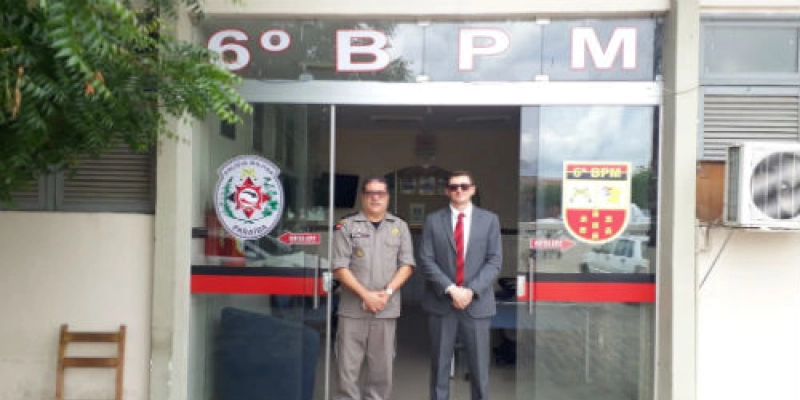 Comandante do 6º BPM recebe visita do Juiz da Comarca de Uiraúna