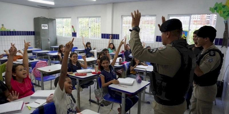 Mais de 480 mil crianças e adolescentes foram formadas pelo Proerd em 23 anos de atuação do Programa na Paraíba
