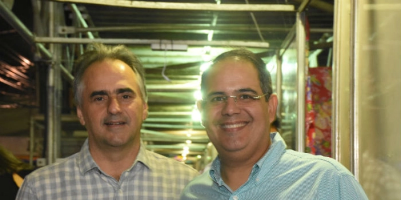 Ao lado de Lucélio, Gustavo Wanderley participa da abertura do São João de Patos