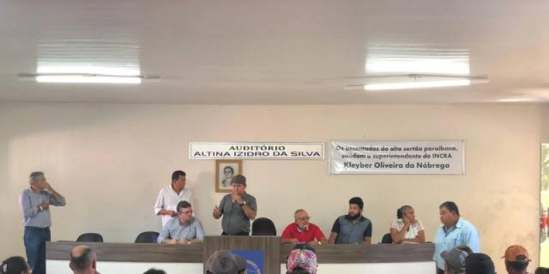 Incra/PB inicia, no Alto Sertão, “Gabinete Itinerante” por Cajazeiras 