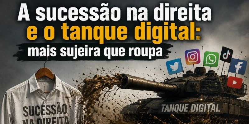 A sucessão na direita e o tanque digital: mais sujeira que roupa  -  por: Alexandre Lyra*