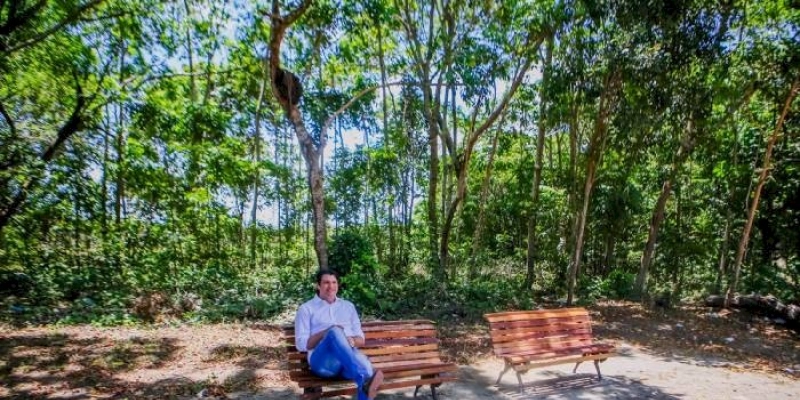 Prefeito em exercício visita Parque Ecológico Augusto dos Anjos para iniciar revitalização do espaço