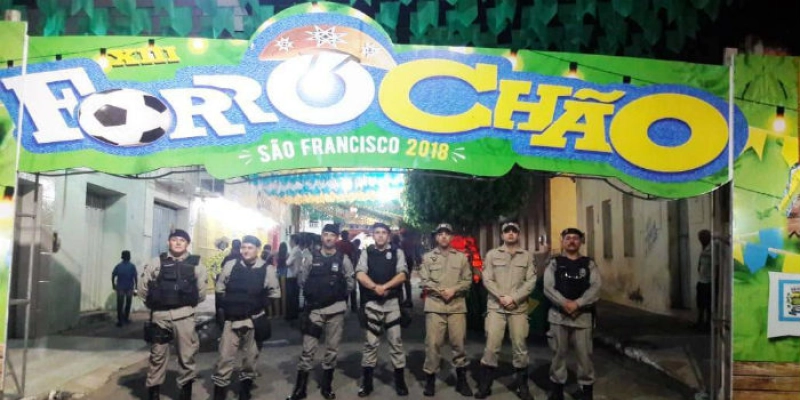 Polícia Militar garante a tranquilidade no encerramento do XIII Forróchão