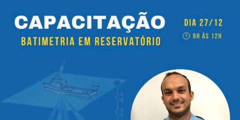 Aesa promove capacitação sobre Batimetria em Reservatório nesta terça-feira