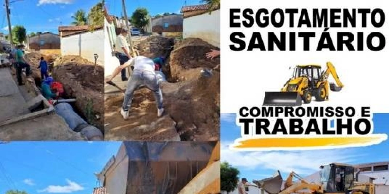Secretaria de Infraestrutura inicia serviços de abertura de rede de esgoto no município de Marizópolis