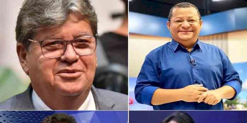 Na Paraíba, Ipec divulga pesquisa apontando João com 39%, e Pedro e Veneziano empatados com 22%