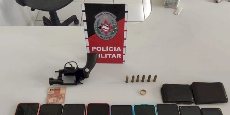 Polícia Militar prende suspeito de roubo em três cidades da Paraíba