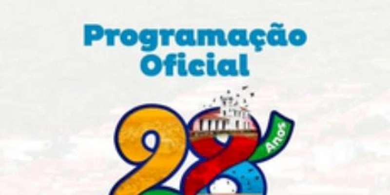 Prefeito João Neto convida a todos para participar de uma semana inteira de eventos em alusão aos 28 anos de emancipação política de Aparecida