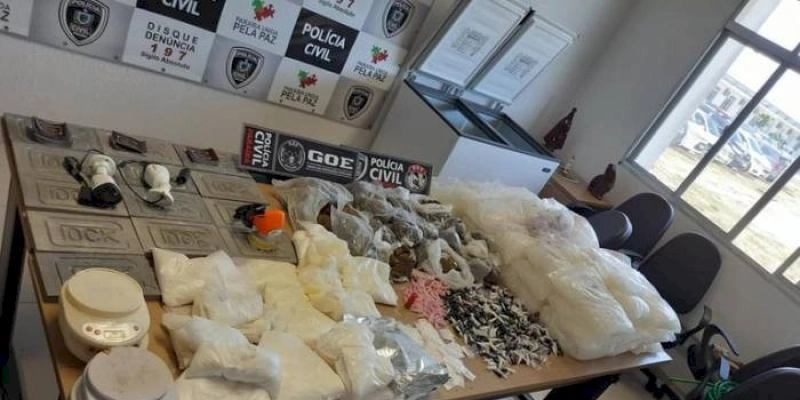 Polícia Civil desmonta laboratório de drogas que funcionava em casa na Paraíba