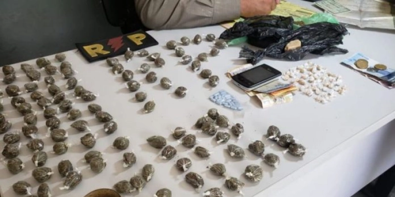 Drogas são apreendidas e dupla é presa, nesta sexta na Paraíba 