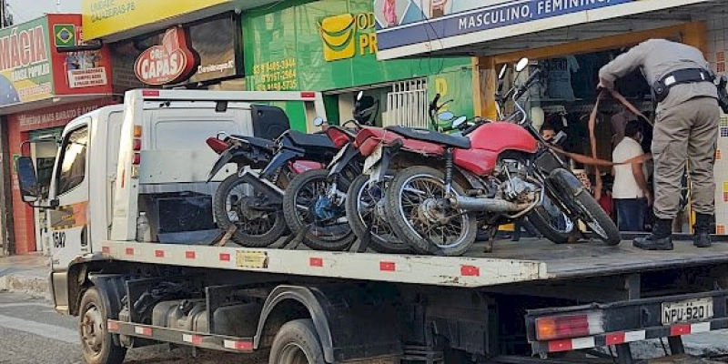 Policiais Militares da 5ª CPTran realizam Operação Moto Segura em Sousa e Cajazeiras
