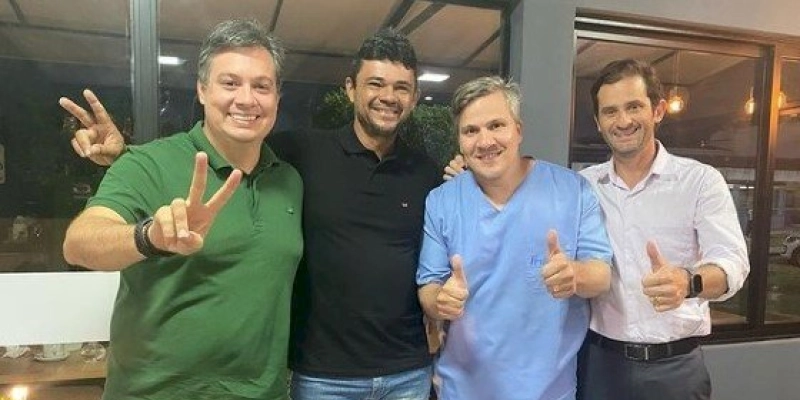 Júnior Araújo recebe apoio do suplente de Vereador Flamarion na Cidade de Sousa 
