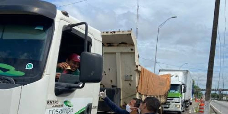 Siga em frente, caminhoneiros - PRF realizou o quinto dia de ação na Paraíba