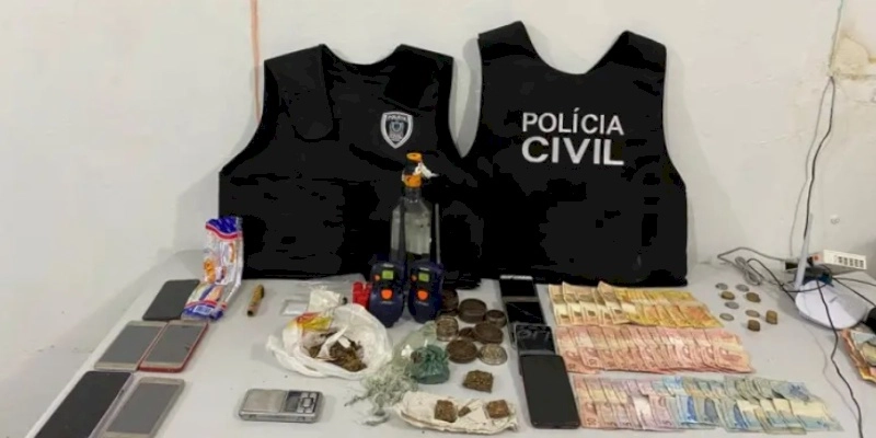 Polícia Civil prende suspeitos de tráfico e corrupção de menores 