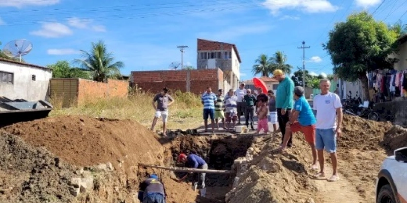 Prefeitura de Marizópolis segue concluindo as obras de esgotamento sanitário 