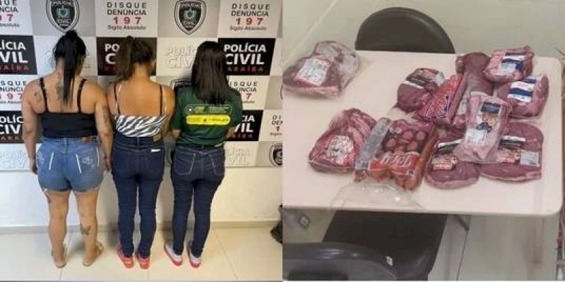 Polícia Civil prende em flagrante delito três mulheres pelo crime de furto qualificado