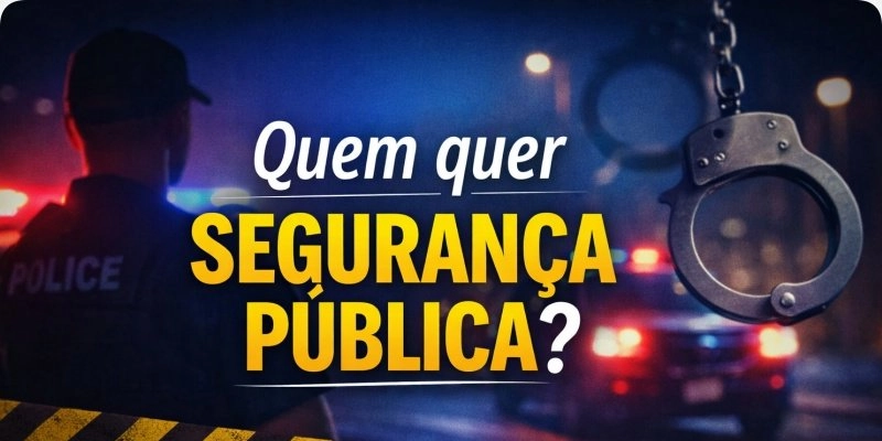 Quem quer segurança pública?​​​​    por: Alexandre Lyra*