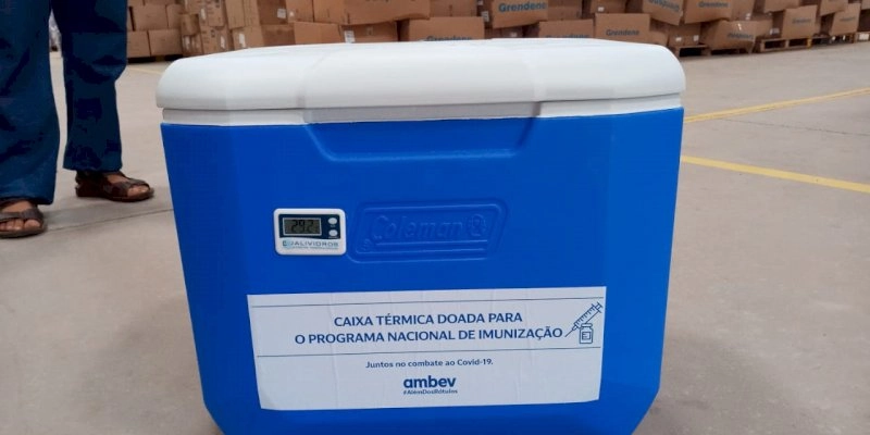Paraíba recebe doação de caixas térmicas da Ambev 