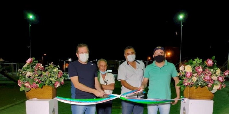 Município de Sousa inaugura moderna praça nos Residenciais Silvana Braga I e II