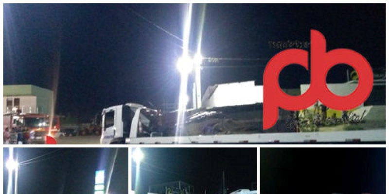 AGORA A POUCO: Colisão seguida de capotamento ocorre na BR-230, próximo a Marizópolis; Imagens