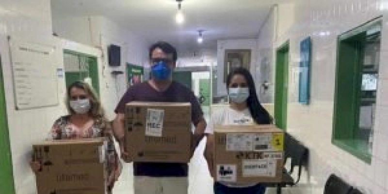 Primeira remessa de respiradores adquiridos pela prefeitura de São José de Piranhas, chagam ao Hospital Municipal 