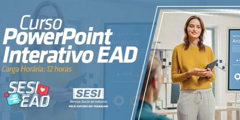 Sesi está com matrículas abertas para curso de power point EAD