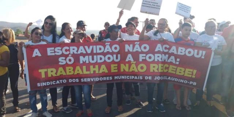 Sindicalista diz que situação no Município de Joca Claudino é tenso com três meses de atraso salarial
