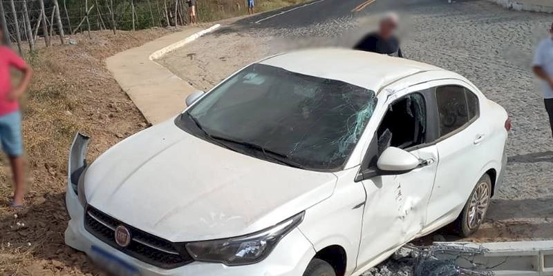 Secretário de prefeitura sertaneja cochila ao volante e se envolve em acidente na PB-400; confira 
