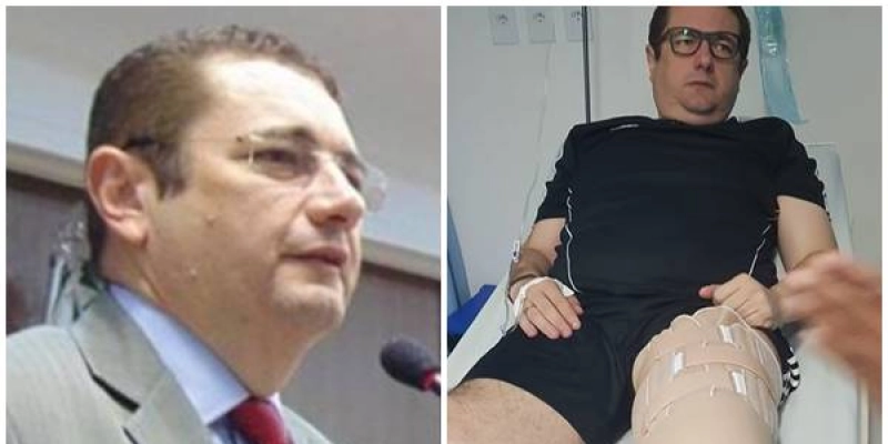 Vereador Sousense tem joelho fraturado em três partes durante partida de futebol