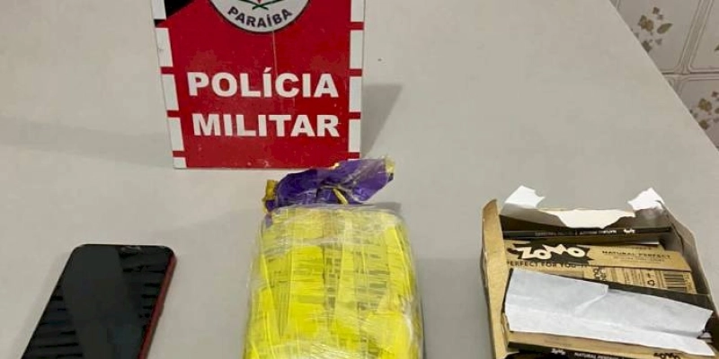 Policiais do 14º BPM prendem em Pombal homem que transportava drogas do estado de São Paulo para São Bento