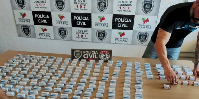 Segurança de banco é detido com carregamento de anabolizante no Bessa em João Pessoa 