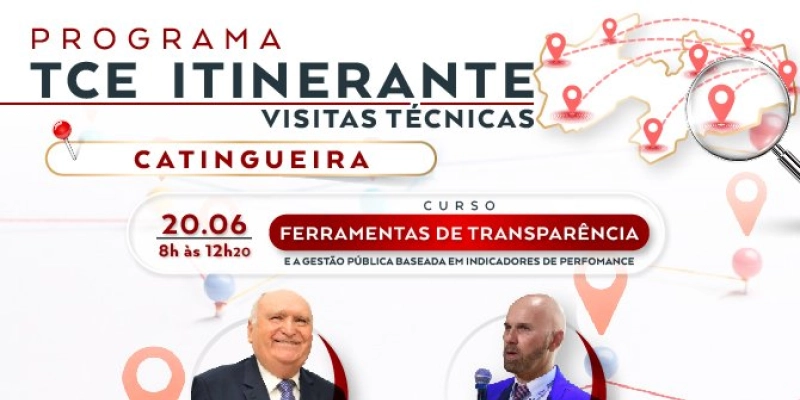 Presidente Nominando Diniz leva o TCE Itinerante às cidades do Sertão e oferece capacitações para gestores
