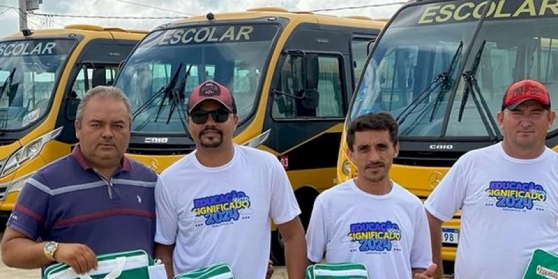Chefe de transportes de Marizópolis entrega a frota de veículos revisada e pronta para servir a população